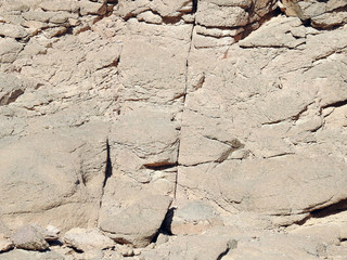Fototapeta premium Felsgestein in der Wüste