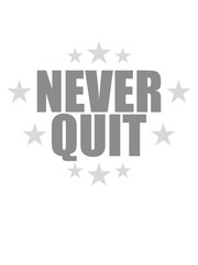 never quit sterne gewinner stars winners logo sport sieger team crew freunde niemals aufgeben spaß beste champions anführer meister erster design cool