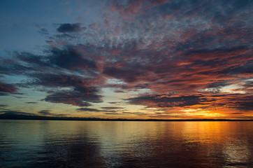Sonnenuntergang am Bodensee