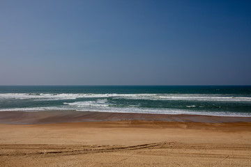 city of Vieux Boucau Les Bains in French Atlantic coast