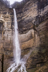 Fototapeta na wymiar Kinchkha Waterfall near kutaisi