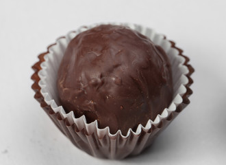 Dark chocolate truffle