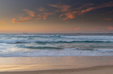 Fototapeta na wymiar Coastal Sunrise Seascape