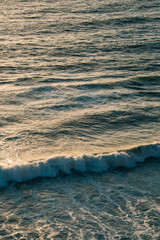 View of waves in the Pacific Ocean in La Jolla Shores, San Diego, California