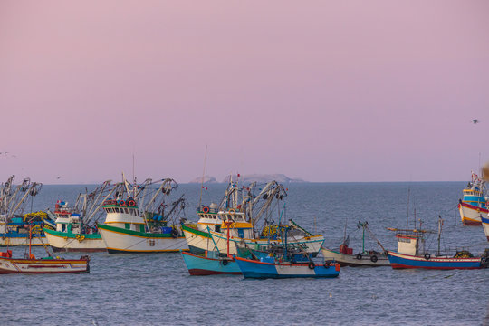 Pier in Paracas, Peru