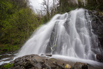 Fototapeta premium waterfall in caucasus mountains