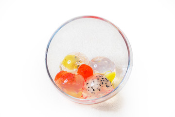 九龍球  香港のゼリー　Spherical jelly popular in Hong Kong