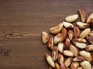 브라질 너트 더미, 견과류 