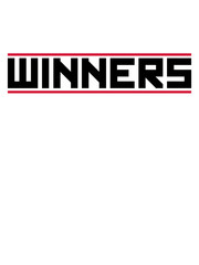 freunde winners rote balken logo cool gewinner stars sieger sport team crew niemals aufgeben spaß beste champions anführer meister erster design