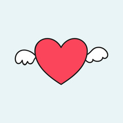 Obraz na płótnie Canvas Cute heart design