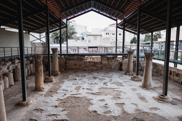 Ancient traditional architecture site in Madaba, Jordan