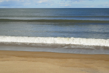 海　波　浜　空　雲　素材