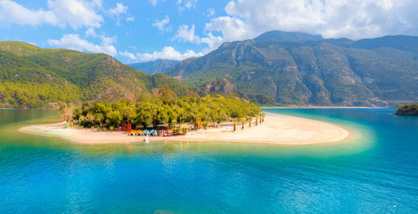 Oludeniz Beach And Blue Lagoon, Oludeniz beach is best beaches in Turkey - Fethiye, Turkey