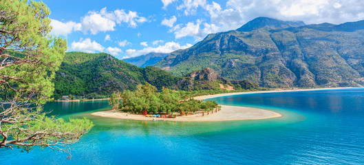 Oludeniz Beach And Blue Lagoon, Oludeniz beach is best beaches in Turkey - Fethiye, Turkey