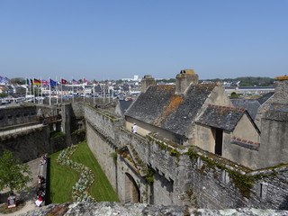 Fototapeta na wymiar fortification ville close concarneau 