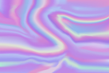 Abstract violet blurred gradient mesh background. Vector holographic illustration.