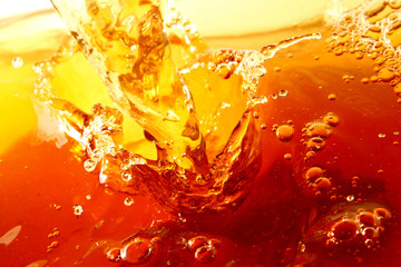 Tea beverage background