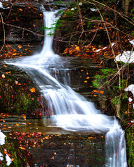 Fototapeta na wymiar Waterfall in Watkins Glen State Park Upstate New York