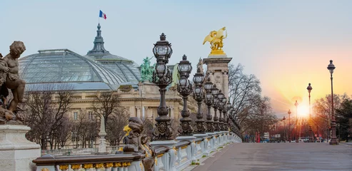 Photo sur Plexiglas Pont Alexandre III Pont Alexandre III, Paris France