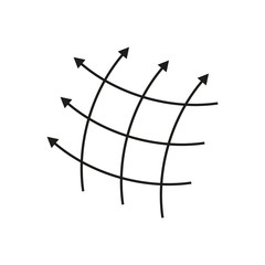 Grid icon. Simple flat vector illustration