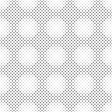 Black and white abstract geometrical dot pattern background
