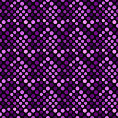 Seamless circle pattern background - violet vector design