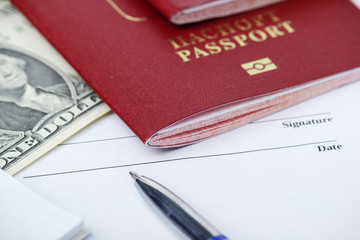 The process of a business contract signing