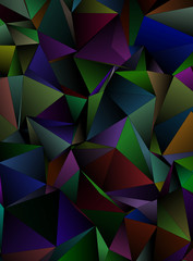 Abstract Low-Poly background. triangulated texture. Design 3d. Polygonal geometrical pattern. Triangular modern style