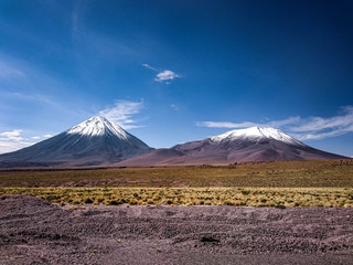 Obraz premium volcanes gemelos