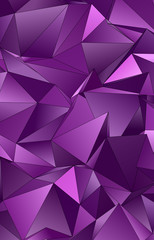 3d Triangles, abstract  background. Design wallpaper.