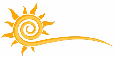 Symbol of the bright summer sun.