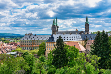 Fototapeta na wymiar Bamberg Cathedral in Upper Franconia, Bavaria, Germany