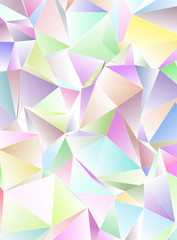 Obraz premium Abstract Low-Poly background. triangulated texture. Design 3d. Polygonal geometrical pattern. Triangular modern style