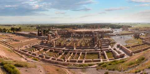 Ruins of the ancient Persian capital city of Persepolis - Shiraz, Iran 