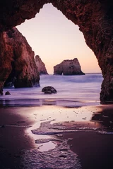 Foto op Plexiglas sunset on beach © TravelKett