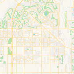 Empty vector map of Surprise, Arizona, USA