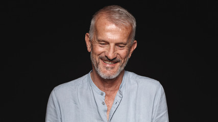 Portrait of a smiling senior man