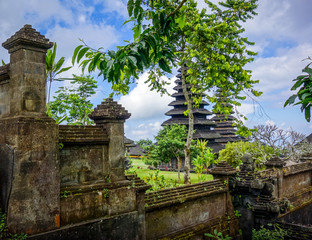 Fototapeta na wymiar Pura Besakih temple on mount Agung, Bali, Indonesia