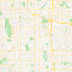 Empty vector map of West Jordan, Utah, USA