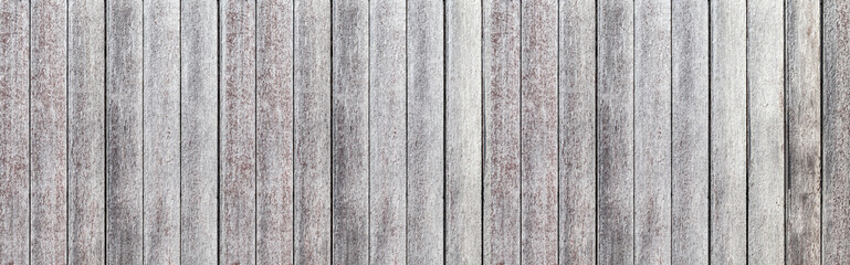Naklejka premium Panorama of white wood plank texture and seamless background