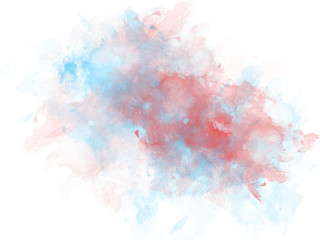 Abstract beautiful Colorful shape watercolor illustration painting background and texture backdrop..