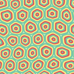 Organic cells seamless repetitive vector pattern