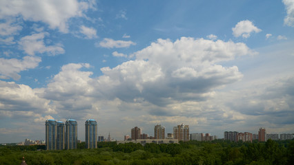 View of western Moscow