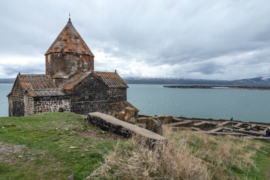 Sevanavank , 9th century monastic complex , located on a peninsula at the northwestern shore of Lake Sevan in the Gegharkunik Province of Armenia