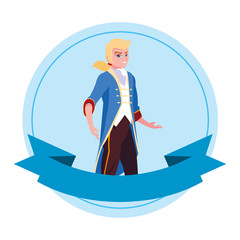 Fototapeta premium prince charming of tales character