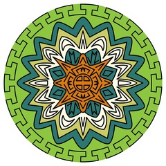 Circular pattern of Chinese style