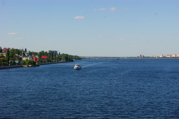 Obraz premium boat on the river