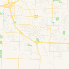 Empty vector map of Lees Summit, Missouri, USA