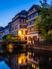 Naklejka premium Petite France in Strasbourg Alsace