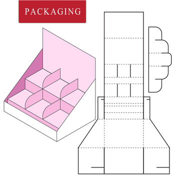Package on package (PoP). Packaging for cosmetic or skincare product.